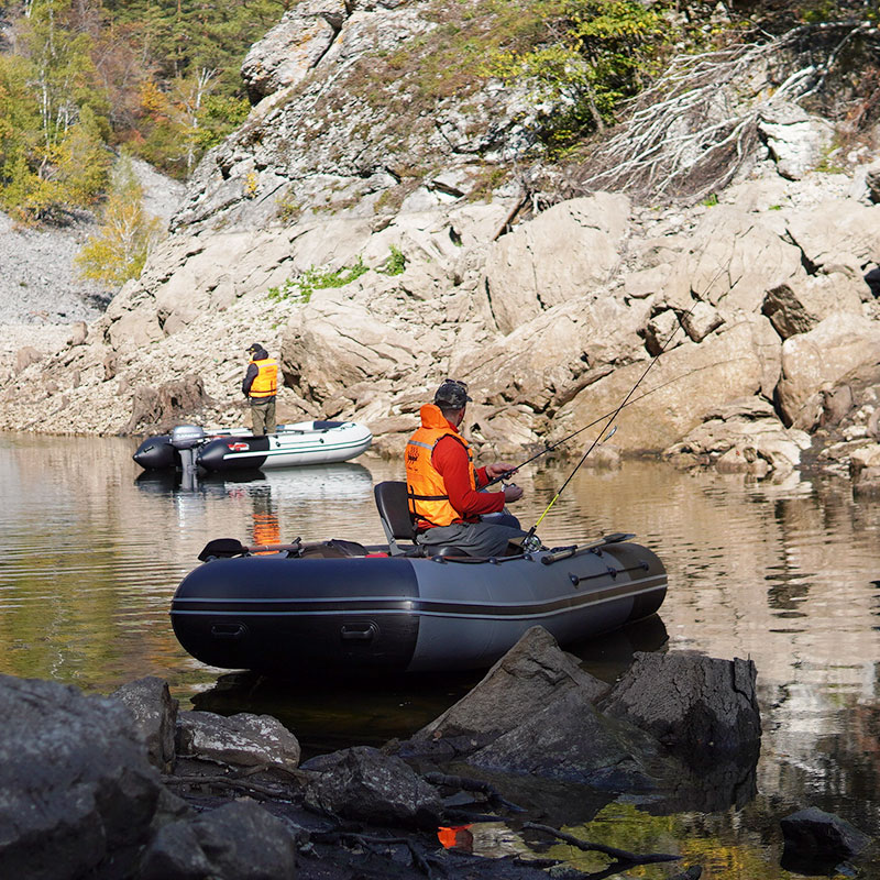 Кресло поворотное со спинкой в пвх лодку